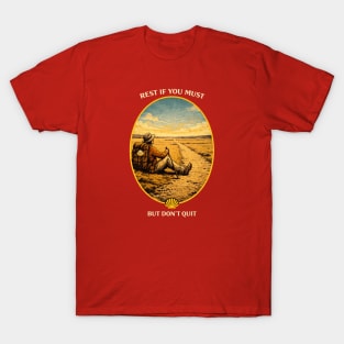 Camino de Santiago Shirt | Rest If You Must But Don’t Quit | Pilgrim Motivation T-Shirt